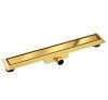 Balneo Duplex Next Mirror Gold 2w1 Odpływ liniowy dwustronny do wklejania płytki 80 cm lustrzane złoto A0101080102-3 